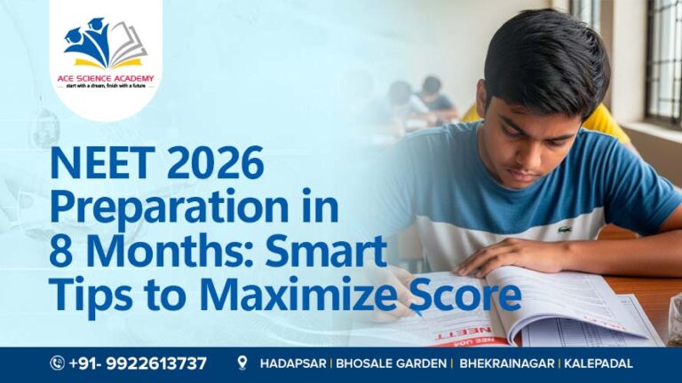 NEET 2026 8-Month Smart Preparation Tips